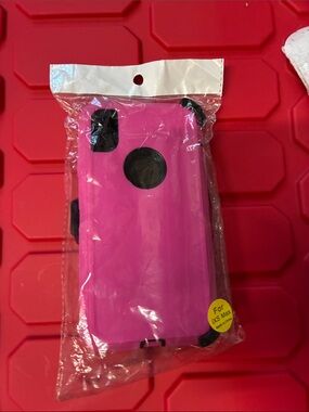 Source Unknown Bright Pink Dual-Layer iPhone iXS Case